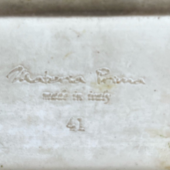 Materia Prima by Goffredo Fantini Designer Capri Suede Sandal Multi Color SZ 10 - Picture 12 of 13